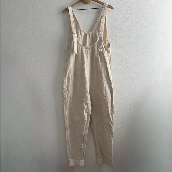 Free People We The Free High Roller Overalls Jumpsuit Baggy Lagenlook - Picture 5 of 8